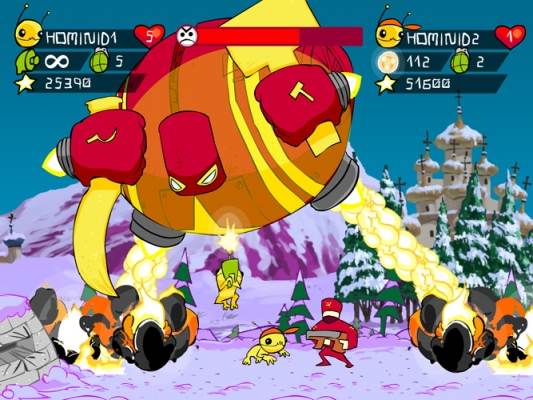 Screenshot of Alien Hominid from RAWG