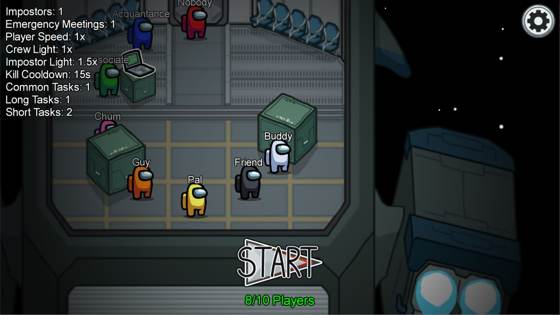 Screenshot of Among Us from RAWG
