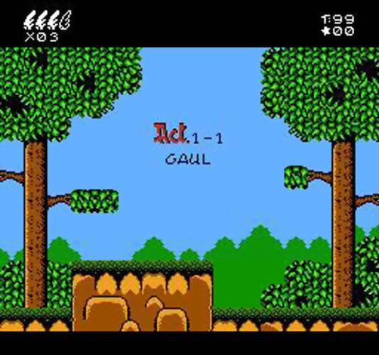 Screenshot of Asterix (1993) from RAWG