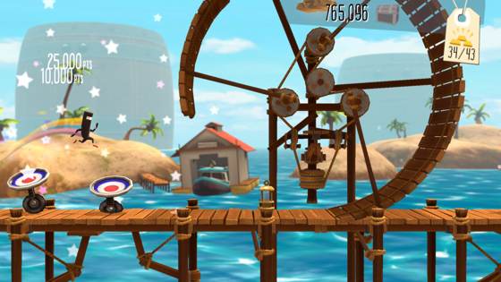 Screenshot of BIT.TRIP Presents... Runner2: Future Legend of Rhythm Alien from RAWG