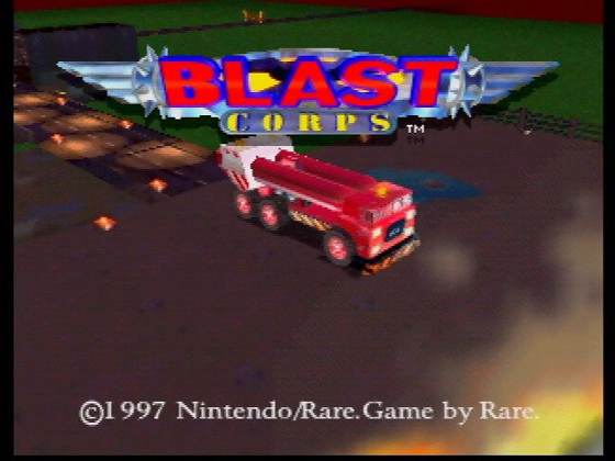 Screenshot of Blast Corps from RAWG