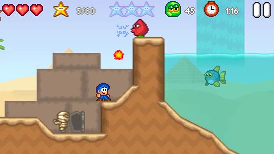 Screenshot of Bloo Kid 2 from RAWG