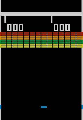 Screenshot of Breakout (1976) from RAWG