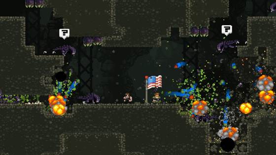 Screenshot of Broforce from RAWG