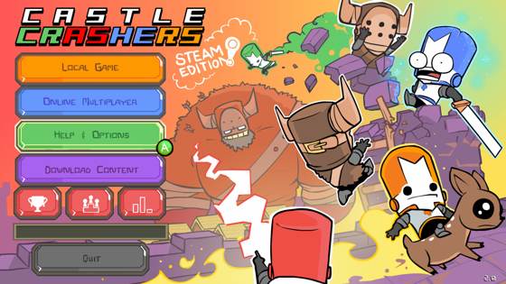 Screenshot of Castle Crashers from RAWG