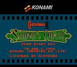 Screenshot of Castlevania II: Simon's Quest (1987) from RAWG