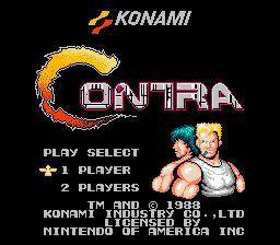 Screenshot of Contra from RAWG
