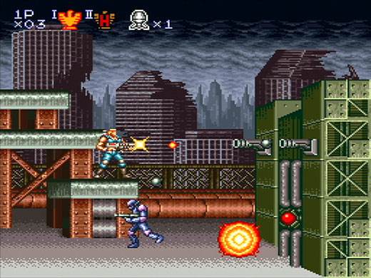 Screenshot of Contra III: The Alien Wars from RAWG