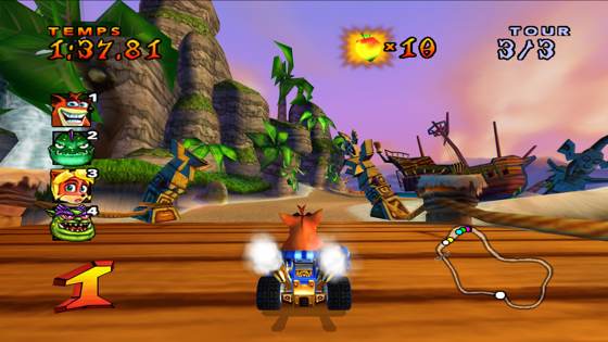 Screenshot of Crash Nitro Kart from RAWG