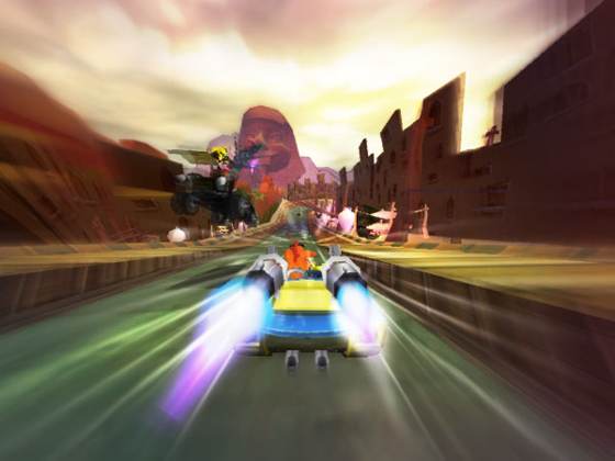 Screenshot of Crash Tag Team Racing from RAWG