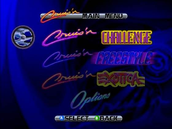 Screenshot of Cruis'n Exotica from RAWG