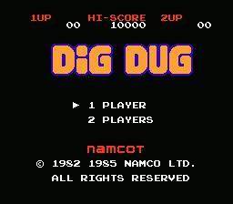Screenshot of Dig Dug (1982) from RAWG