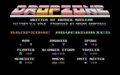 Screenshot of Dropzone (1984) from RAWG