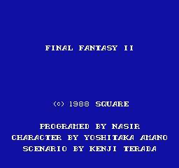 Screenshot of Final Fantasy II (1988) from RAWG