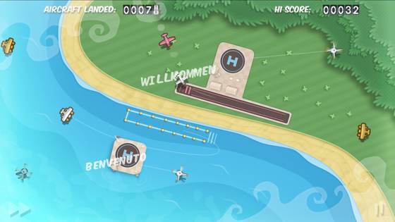 Screenshot of Flight Control HD from RAWG