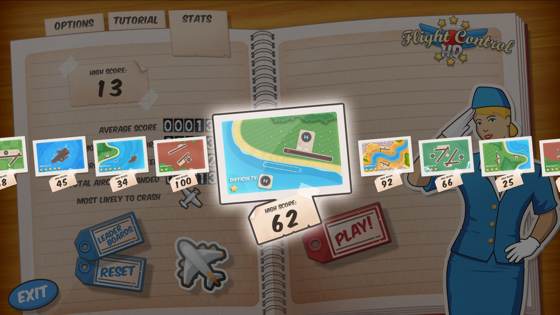 Screenshot of Flight Control HD from RAWG