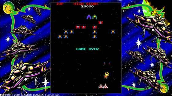 Screenshot of Galaga from RAWG