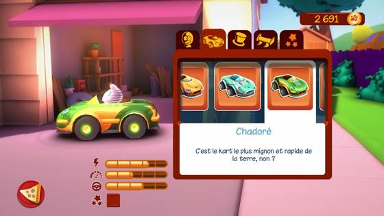 Screenshot of Garfield Kart from RAWG