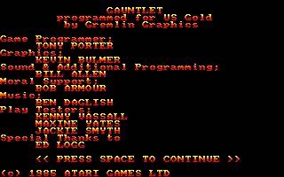 Screenshot of Gauntlet (1985) from RAWG