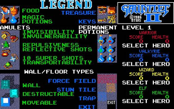 Screenshot of Gauntlet II from RAWG