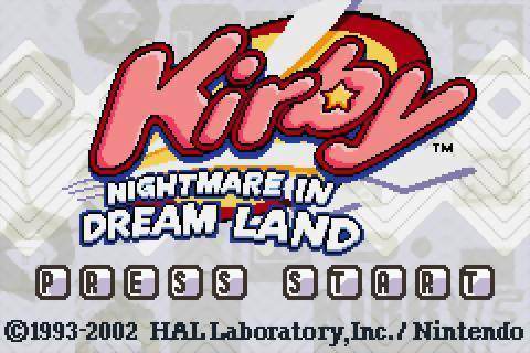 Screenshot of Kirby: Nightmare in Dream Land from RAWG