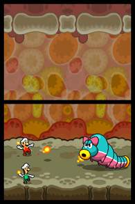 Screenshot of Mario and Luigi: Bowser's Inside Story from RAWG
