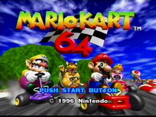 Screenshot of Mario Kart 64 from RAWG