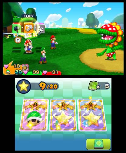 Screenshot of Mario & Luigi: Paper Jam from RAWG