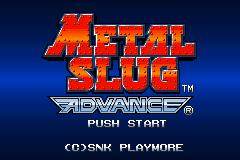 Screenshot of Metal Slug Advance from RAWG