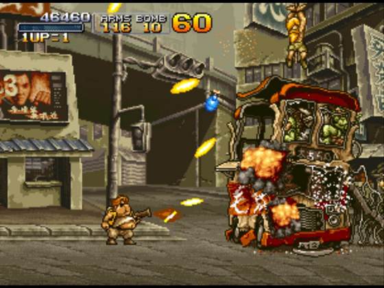 Screenshot of Metal Slug X from RAWG