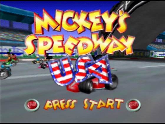 Screenshot of Mickey's Speedway USA from RAWG