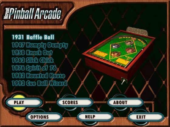 Screenshot of Microsoft Pinball Arcade from RAWG