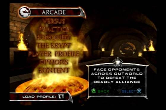 Screenshot of Mortal Kombat: Deadly Alliance from RAWG