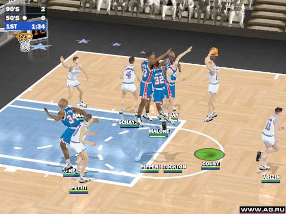 Screenshot of NBA Live 2000 from RAWG