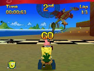 Screenshot of Nicktoons Racing from RAWG