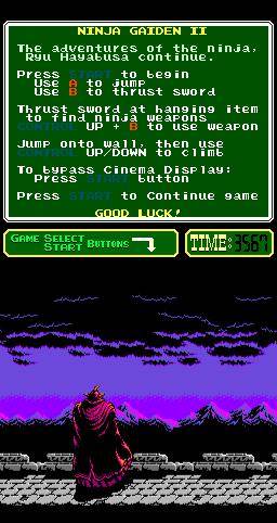 Screenshot of Ninja Gaiden II: The Dark Sword of Chaos (1990) from RAWG