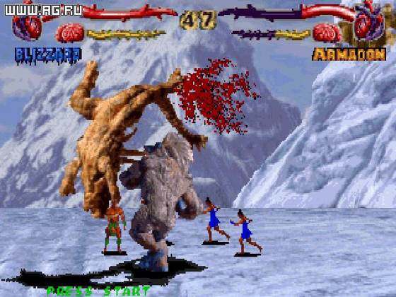 Screenshot of Primal Rage from RAWG