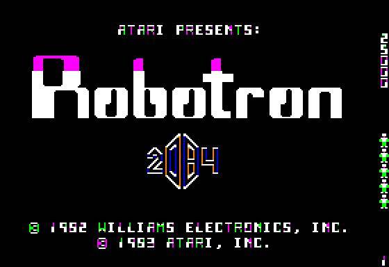 Screenshot of Robotron: 2084 from RAWG