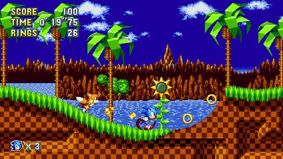 Screenshot of Sonic Mania from RAWG