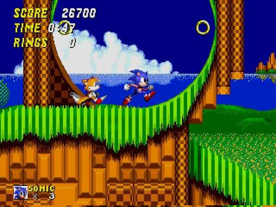 Screenshot of Sonic the Hedgehog 2 from RAWG