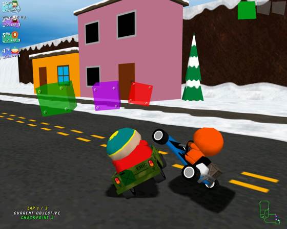 Screenshot of South Park Rally from RAWG