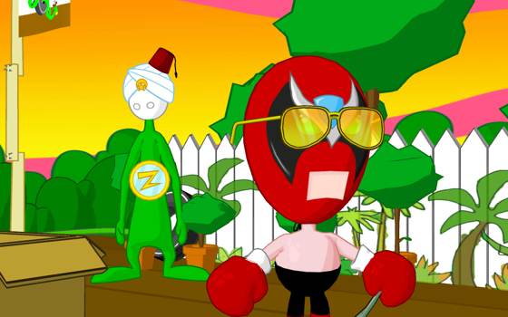 Screenshot of Strong Bad's Cool Game for Attractive People: Episode 4 - Dangeresque 3: The Criminal Projective from RAWG