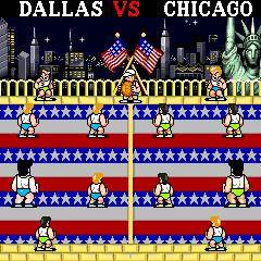 Screenshot of Super Dodge Ball (1988) from RAWG