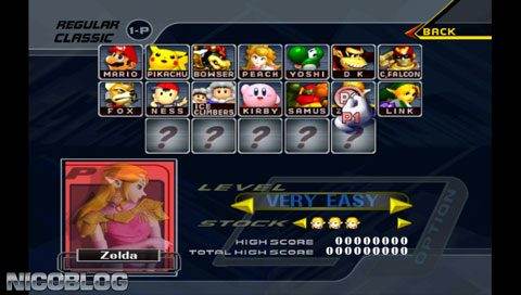 Screenshot of Super Smash Bros. Melee from RAWG