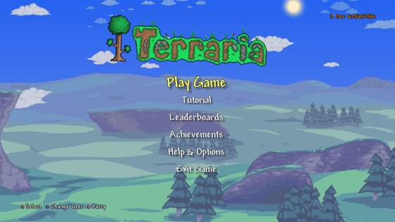 Screenshot of Terraria from RAWG