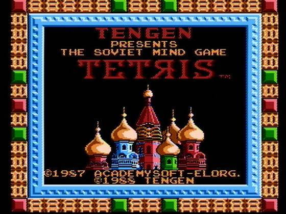 Screenshot of Tetris (Tengen) from RAWG