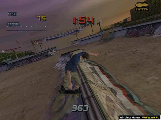 Screenshot of Tony Hawk's Pro Skater 2 from RAWG