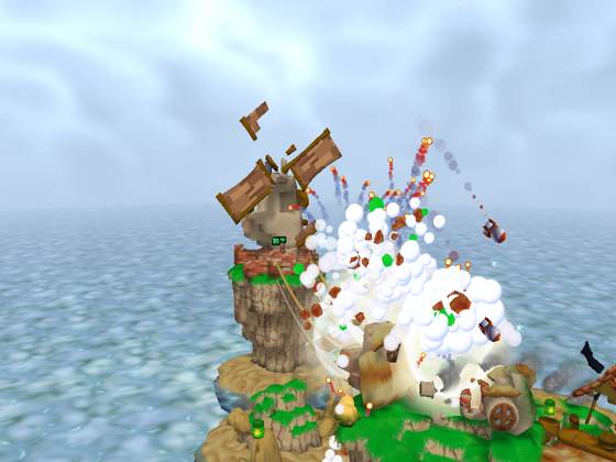 Screenshot of Worms 3D from RAWG