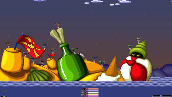 Screenshot of Worms Armageddon from RAWG