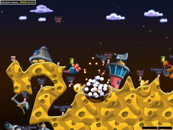 Screenshot of Worms World Party from RAWG